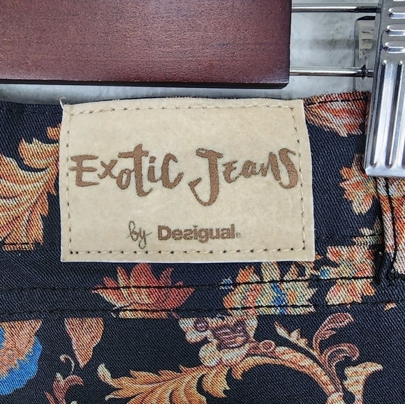 Desigual Peony Long Print Trousers Size 36/XS - Picture 8 of 12